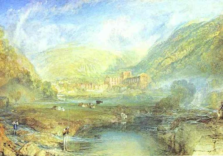 J.M.W. Turner Rivaulx Abbey, Yorkshire Germany oil painting art